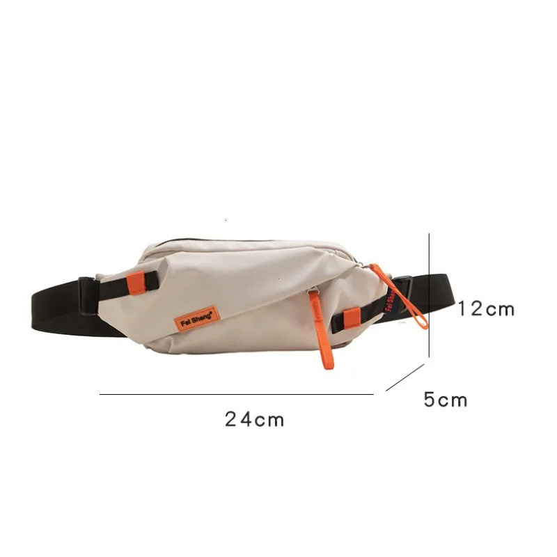 Japanese Style Versatile Chest Bag for Women Casual Sports Crossbody Bag for Men Large Capacity Street Student Shoulder Bag 250712