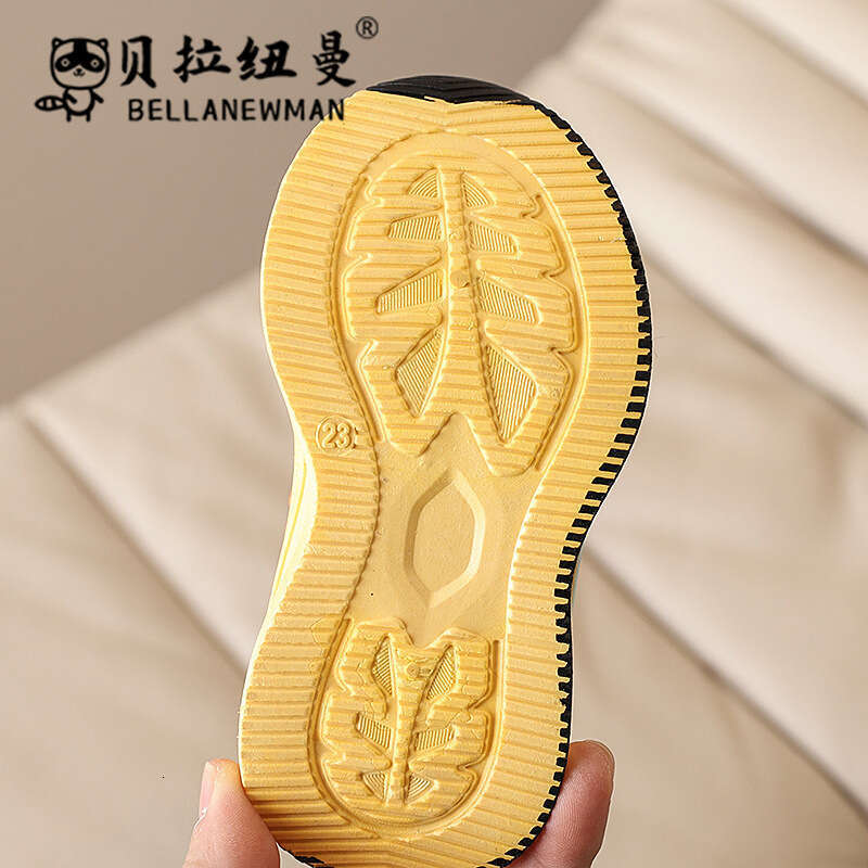 Children's Fashion Lightweight Shock-Absorbing Sneakers 2025 Spring Autumn New Korean Style Boys Casual Running Toddler Shoes