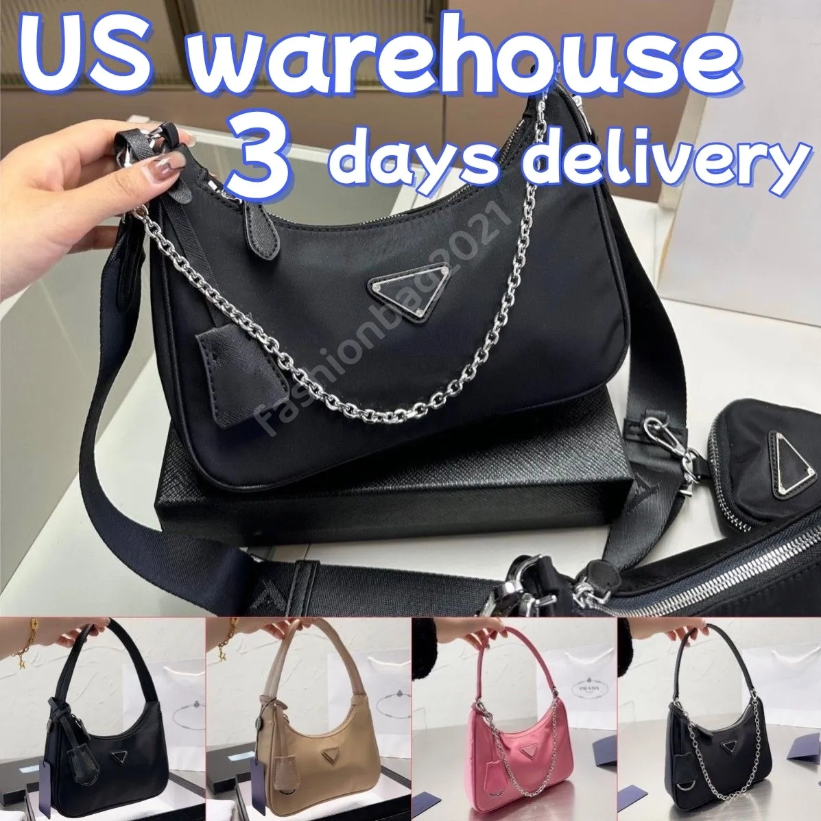 2025 Luxury Designer Shoulder Nylon Bag Crossbody Designer …