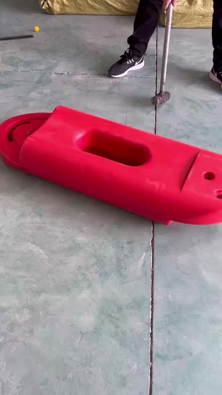 Track Water Horse Kart Boat Anti-Collision Plastic Barrier Dock Platform Construction Floating Tube Large Quantity Good Price