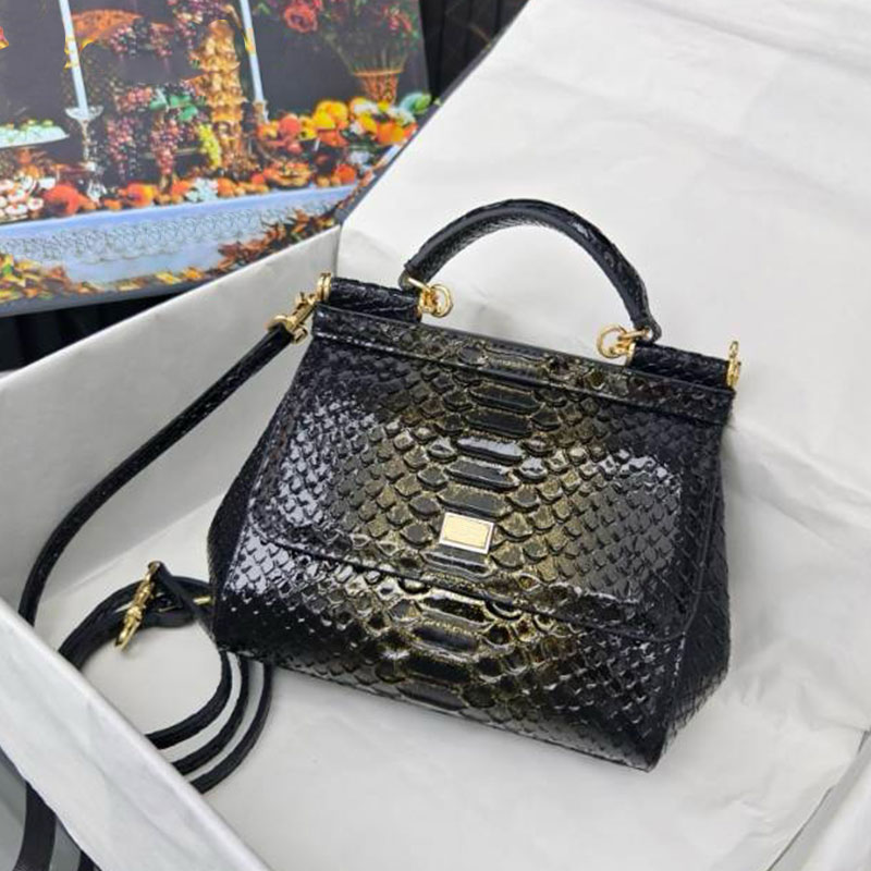 New Snakeskin Handbag Evening Bag Luxury Designer Crossbody Bag Genuine Leather Totes Bag High Quality Womens Handheld Shoulder Bag Colorful Women's Handbag