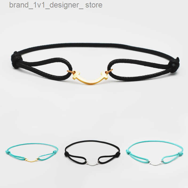 Champion Salsa Style Handwoven Couple Smiley Face Bracelet Fashion Adjustable Rope Jewelry S250714