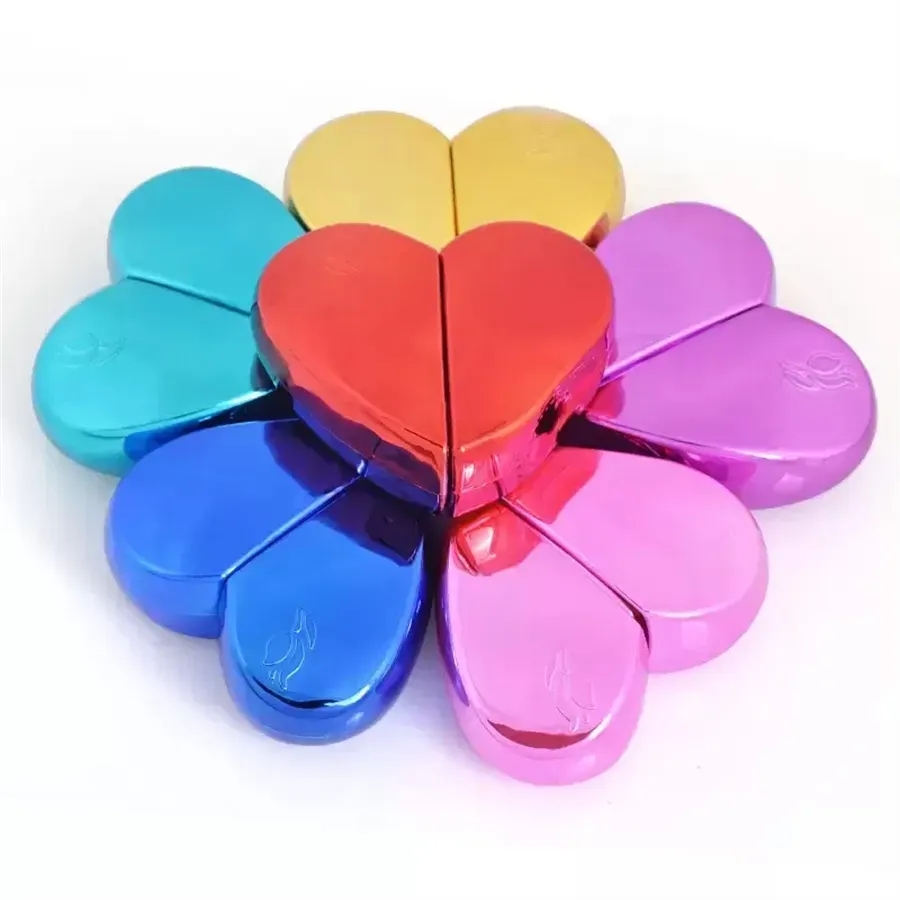 Heart Shaped Glass Portable Perfume Bottles with Spray Party Favor 25ml Refillable Empty Atomizer Travel Use CPA5711