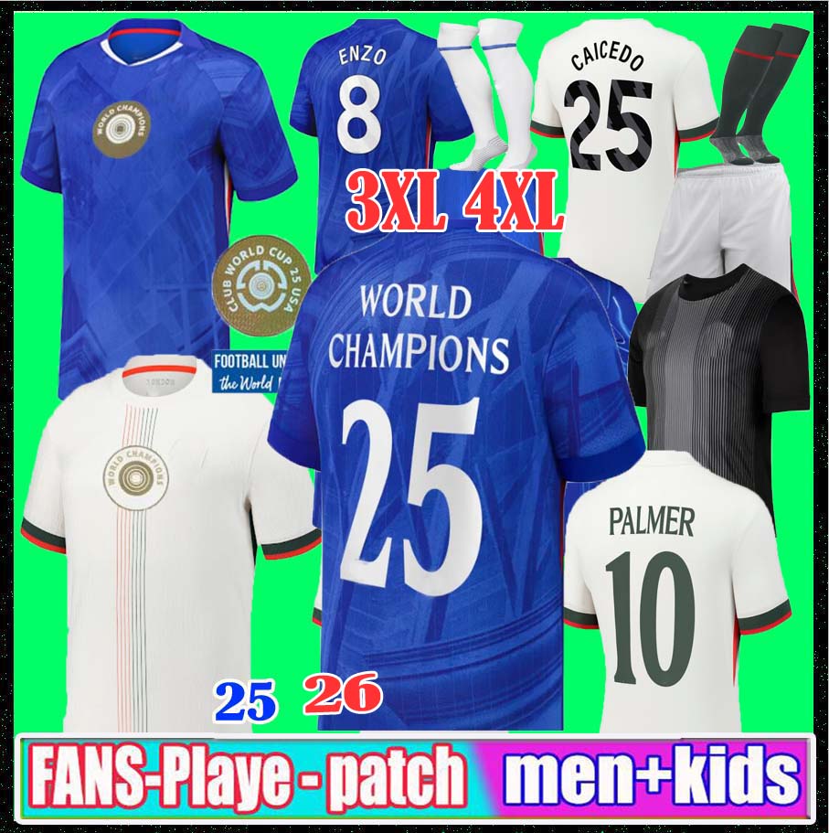 chelseas fc 24 25 CAICEDO Nkunku PALMER jerseys Disasi 2025 2026 CFC Enzo Mudryk JAMES DELAP STERLING MADUEKE Cucurella Chukwuemeka football shirt men kids N.JACKSON