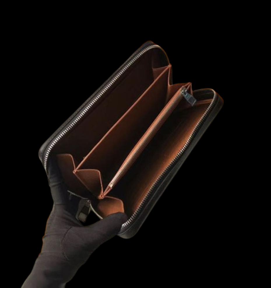 M61506 ZIPPY XL wallet men classic portable wallets women zipper long purses credit card holders leather passport cash clutch purs7484416