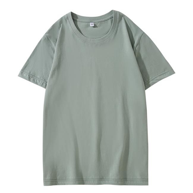 Classic cotton T-shirt 100% simple cotton casual short-sleeved parent-child T-shirt for men and women, breathable, light and customizable logo company