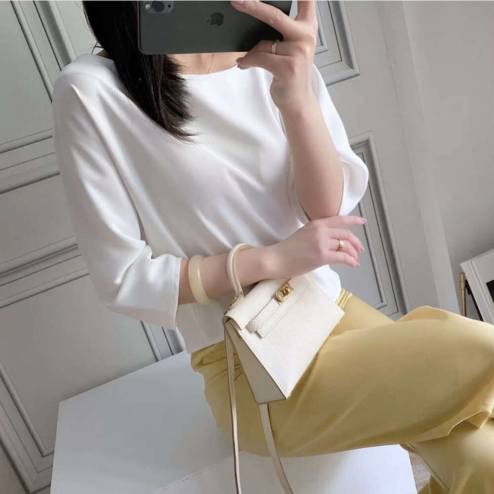 2025 Second Generation Fashion Trend Single Shoulder Crossbody Handbag Genuine Leather Women's Palm Print Cowhide Small Square Bag