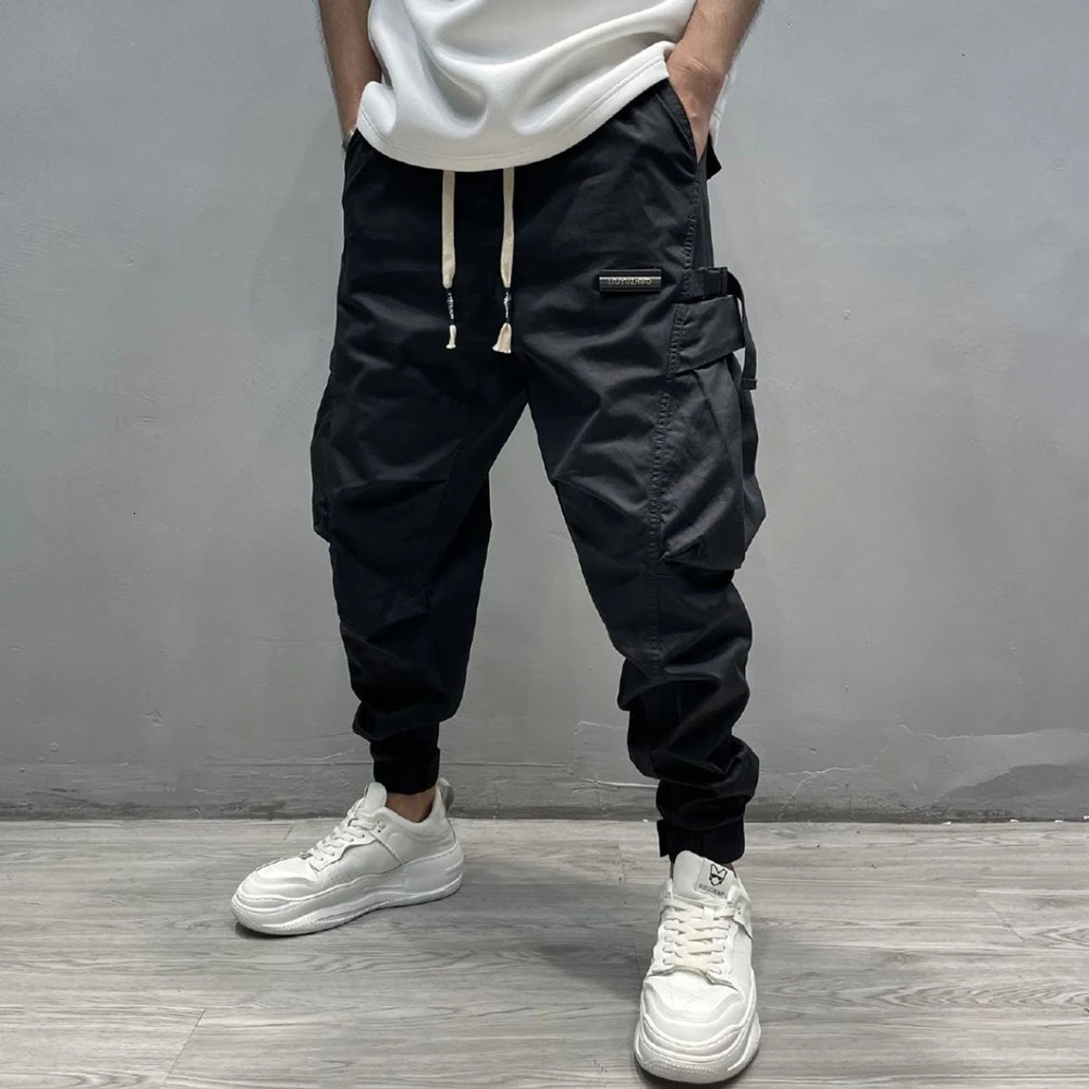 Autumn American High Street Fashion Retro Loose Harem Pants Mens Trendy Leggings Loose And Versatile Wide-Leg Casual Pants 250708