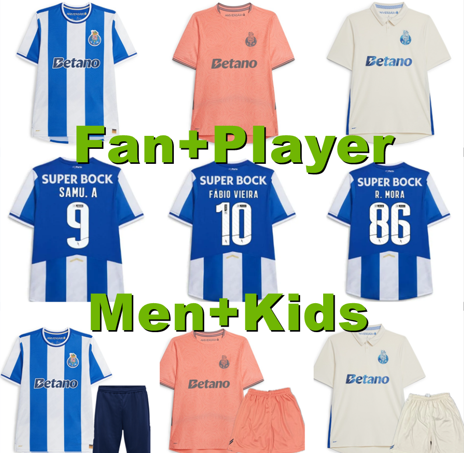 25 26 Porto soccer jerseys SOWR Cup Final home away 04 98 99 Retro 01 03 dragon fans player version PEPE SERGIO OLIVEIRA MEHDI LUIS DIAZ MATHEUS goalkeeper kid kit