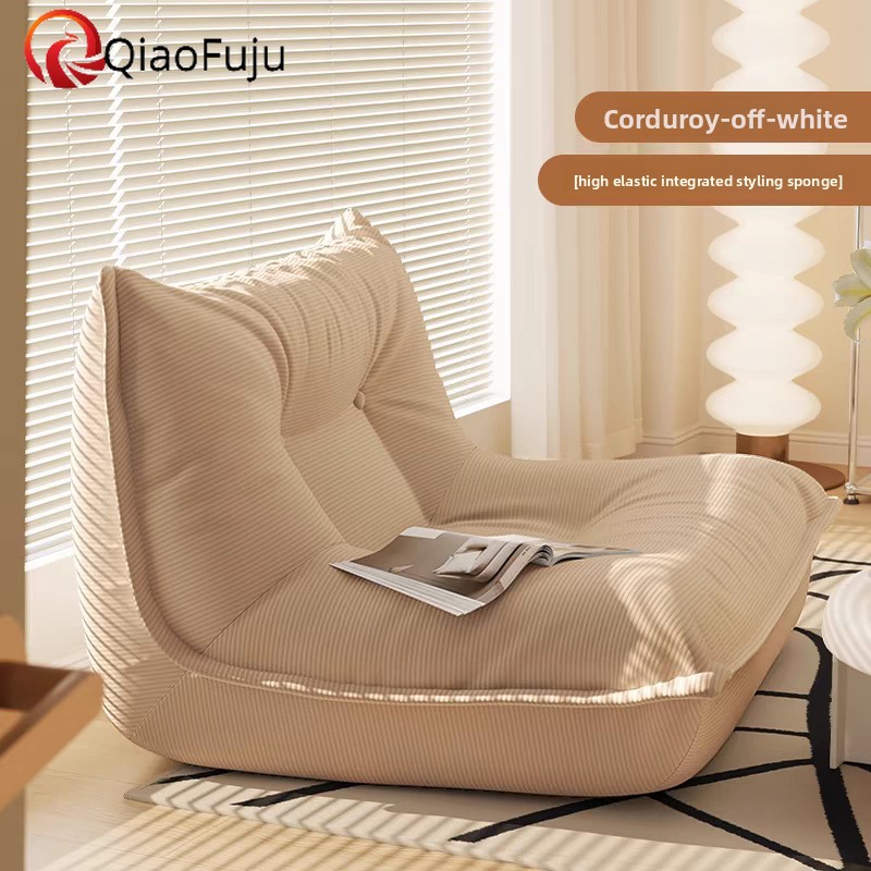 Foreign trade vacuum compression lazy sofa chair designer living room single dumpling sofa leisure seat balcony export packaging bedroom small sofa