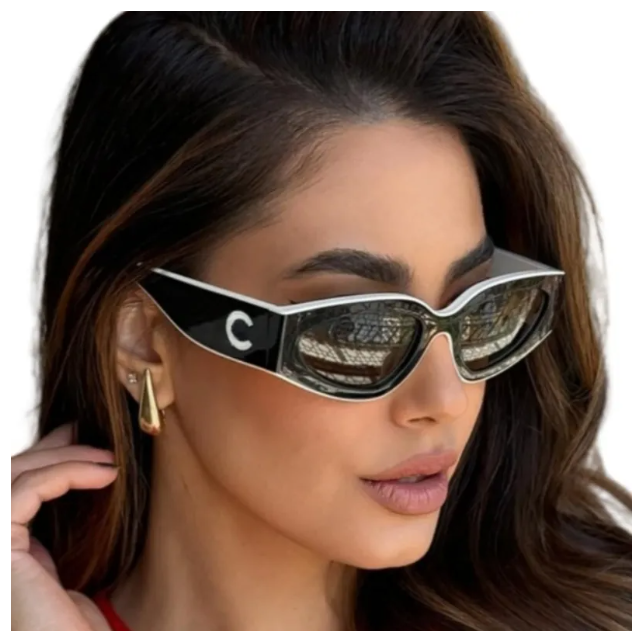 Designer Sunglasses For Women Men Beach Sun Glasses Trendy Square Metal Legs Letter Design Cat Eye Top Quality Eyeglasses Oval Luxury Monogram Sunglasses with box