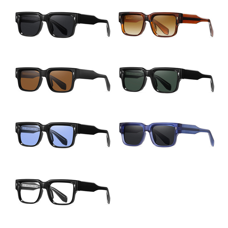 Designer Sunglasses For Women Men Fashion Retro Sunglasses Luxury Polarized Lens Goggle Pilot PC Frame Oversized UV400 Eyewear Luxury Style Sunglasses