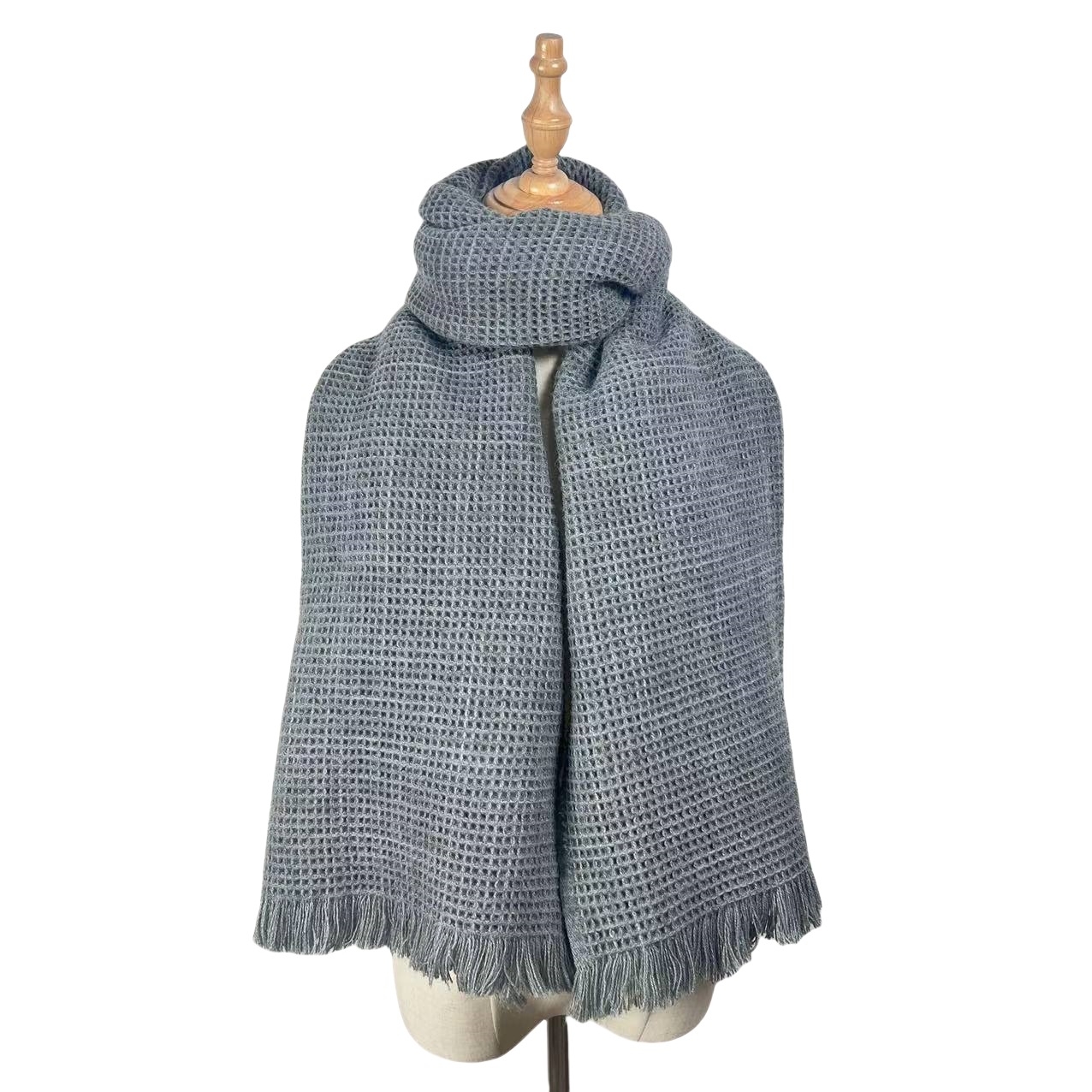 K1347 Autumn and winter solid color scarf for women, simple and versatile, comfortable and warm shawl, high-end temperament outer wear neck scarf