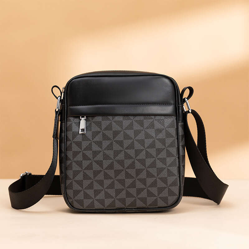 Lacel Urwebin Leather Crossbody New Fashion Vertical Shoulder Outdoor Phone Men's Bag Z260124
