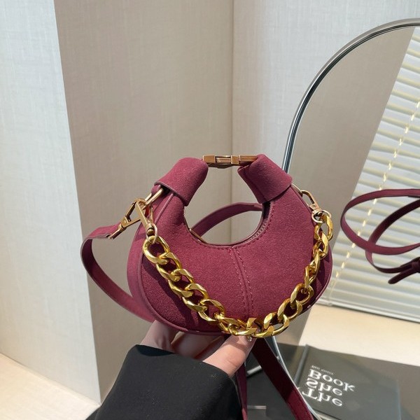 Handbag Women's Fashion Chain Crescent Bag Niche Trend Versatile Messenger Bag