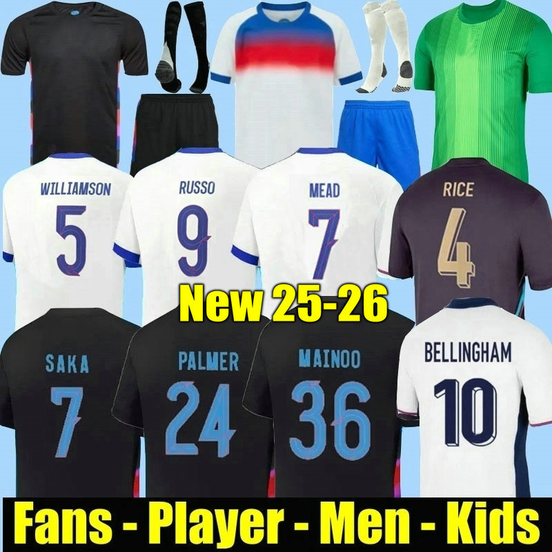 BELLINGHAM 25 26 FODEN soccer jerseys 2025 2026 KANE RICE ENGlANDSE Football shirt MOUNT SANCHO 2024 national Women men kids kit RASHFORD SAKA GREALISH