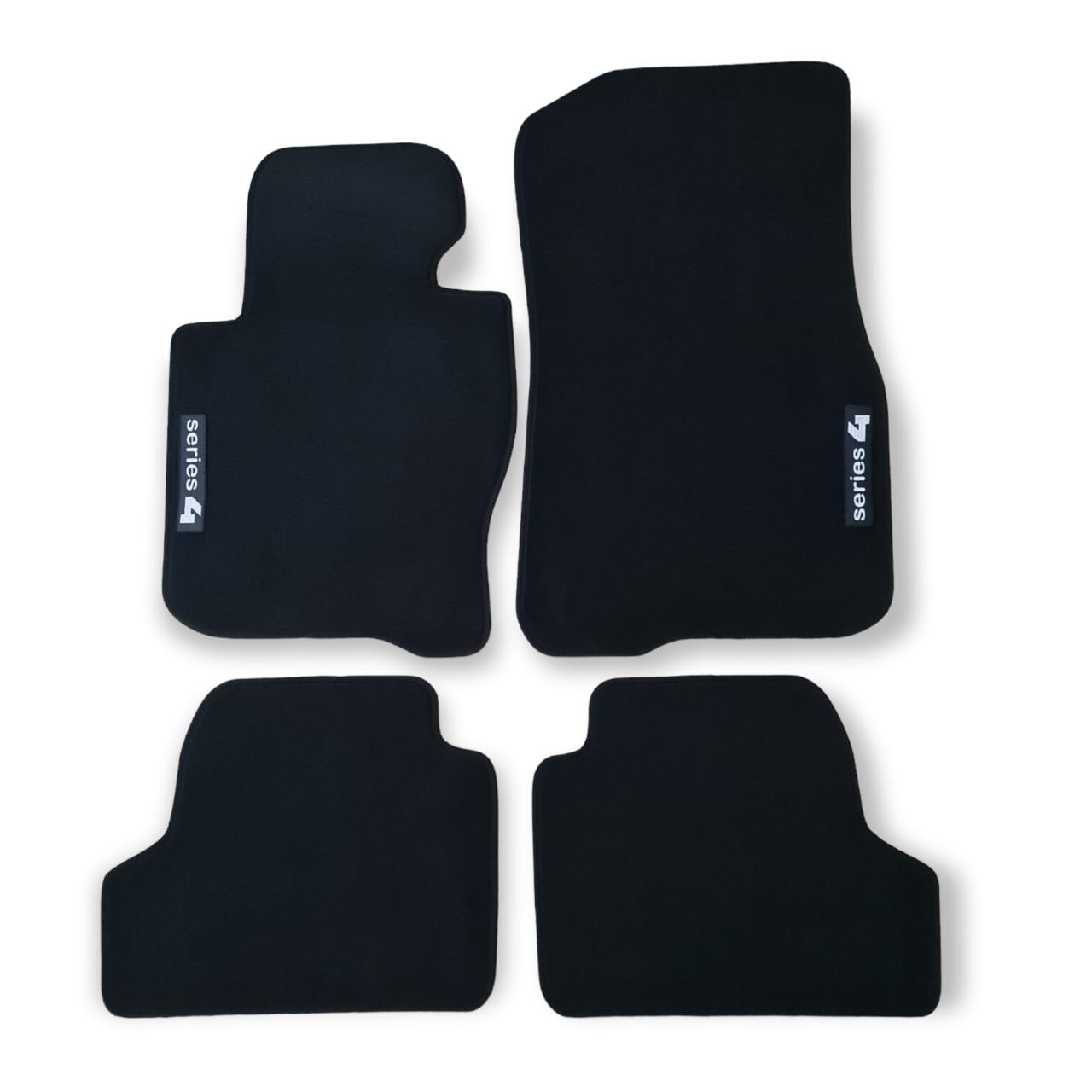 Car Floor Mats For BMW 4 M4 F32 Velour Waterproof Black Carpet Auto Liners New