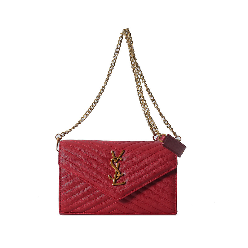 Designer Bag Women's Envelope Square Bag 2025 New Top Handle Shoulder Purse Chain Crossbody Versatile Handbag Free Shipping