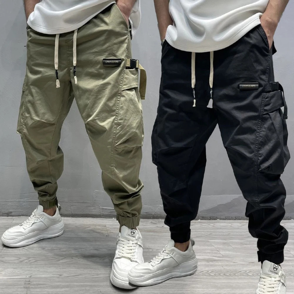Autumn American High Street Fashion Retro Loose Harem Pants Mens Trendy Leggings Loose And Versatile Wide-Leg Casual Pants 250708