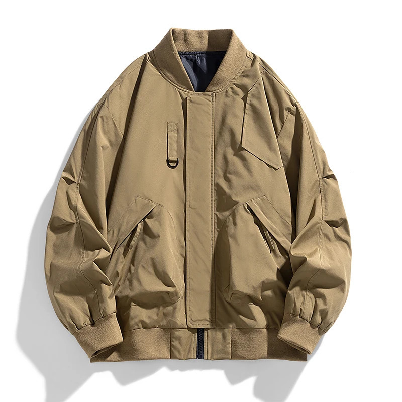 Spring Autumn Plus Size Jacket Mens Pocket Loose Fashion Coat 130kg 7XL bomber jacket 5XL 6XL workwear jacket 250708