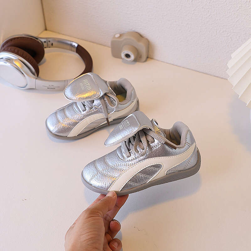 Baby Spring Autumn Breathable Single Versatile Casual White Boys and Girls Non-Slip Soft Sole Walking Forrest Gump Shoes