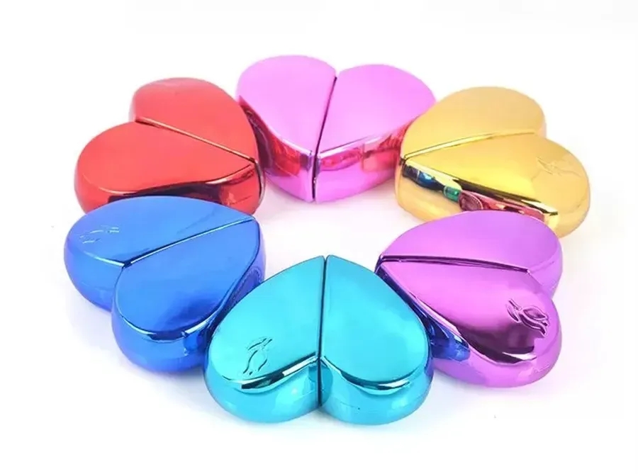 Heart Shaped Glass Portable Perfume Bottles with Spray Party Favor 25ml Refillable Empty Atomizer Travel Use CPA5711