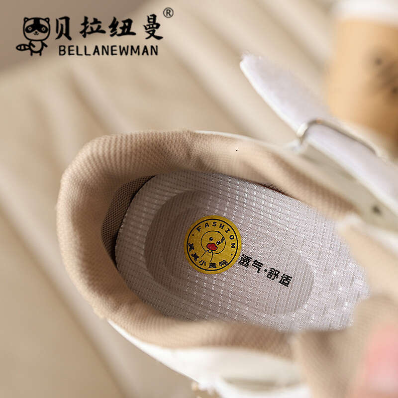 Children's White 2025 Spring and Autumn New Korean Style Girls' Sneakers Boys' Casual Sports Toddler Shoes
