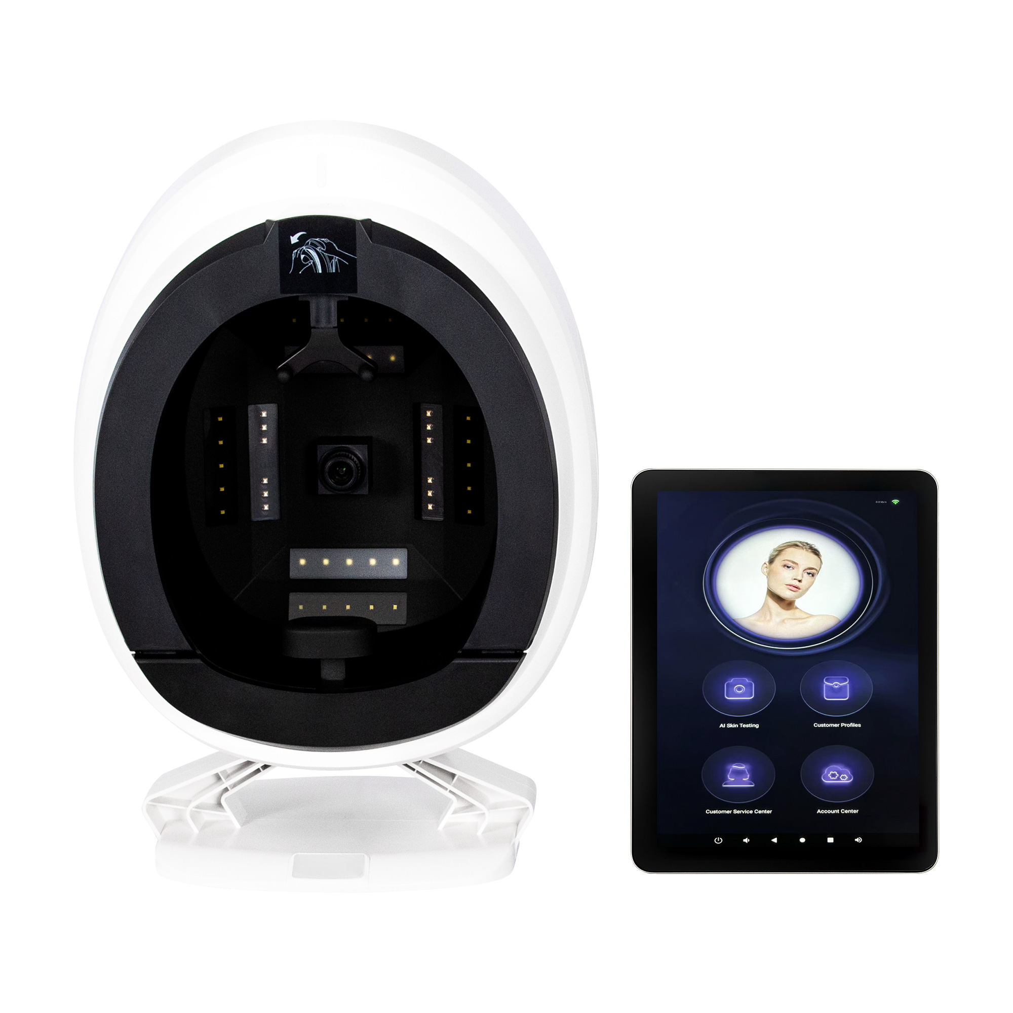 New Arrivals Smart Intelligent Digital Facial Skin Analyzer 3D AI Face Skin Analysis Machine Aisia Skin Analyzer Machine