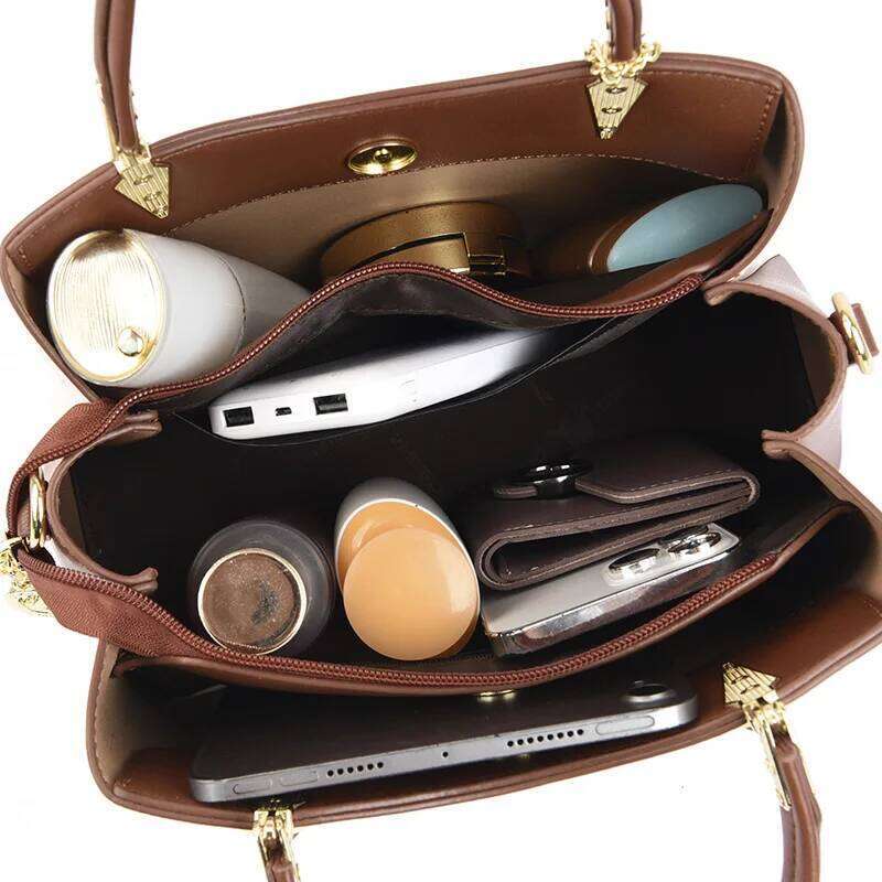 Brand Women Designer Super Quality Leather Handbags Casual Tote Ladies Shoulder Crossbody Bag For Female