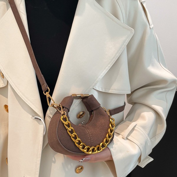 Handbag Women's Fashion Chain Crescent Bag Niche Trend Versatile Messenger Bag