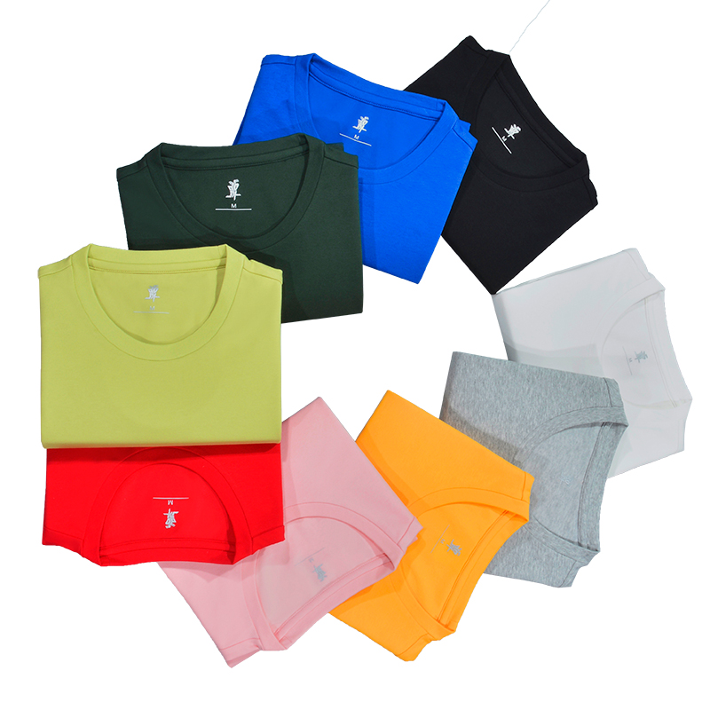 T-Shirts Sorona's new summer trendy shoulder short-sleeved T-shirt absorbs moisture, is light and breathable, and has a solid color casual Joker 