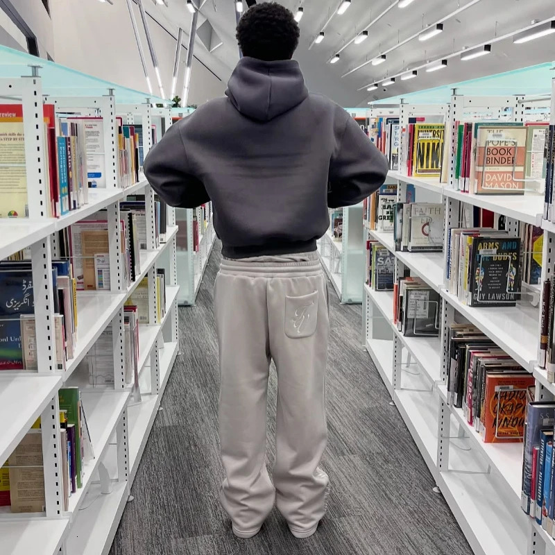 Y2K Men Joggers Gothic Trendy Double Waist Unisex Cotton Sweatpants Hip Hop American Style Retro High Street Casual Track Pants 250714