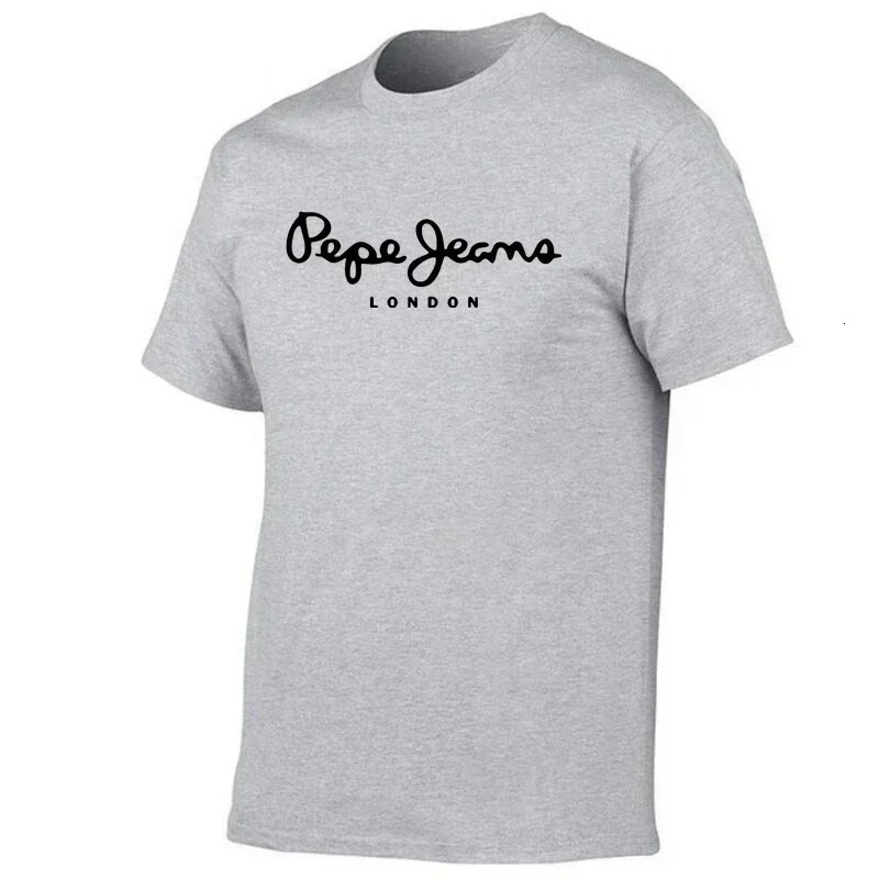 2025 est PepeJeansLondon TShirt Summer Mens Short Sleeve Tees Shirt Tops Unisex 250704