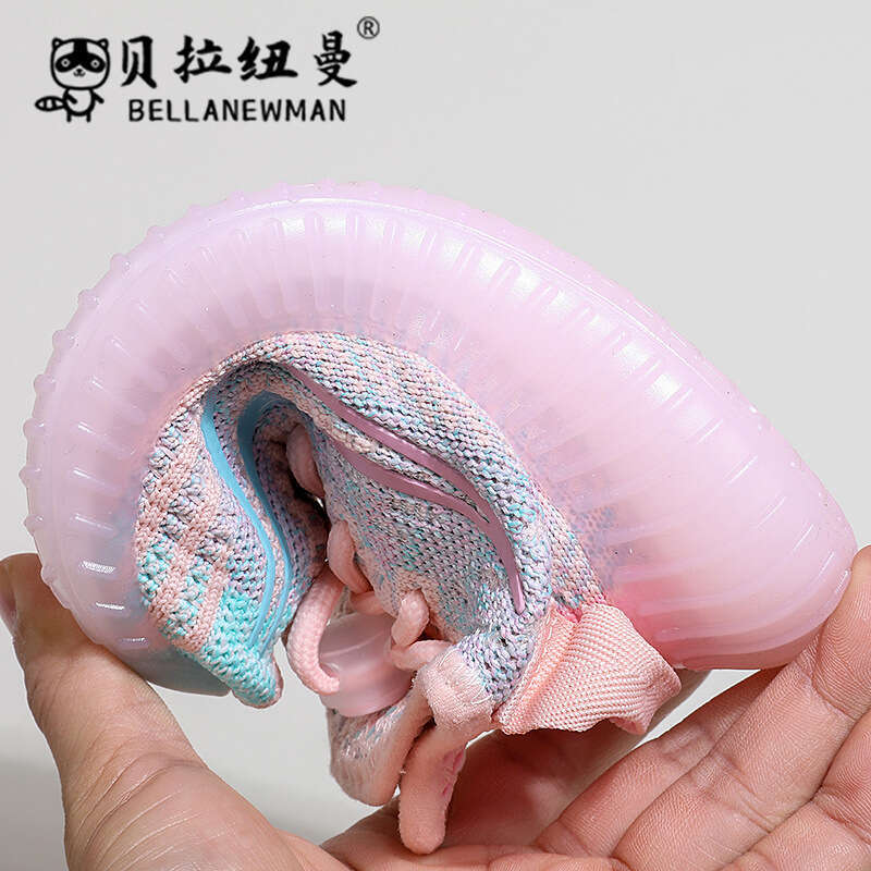 Children's Breathable Lightweight Coconut 2024 Spring Autumn New Korean Style Boys' Mesh Running Girls' Casual Shoes