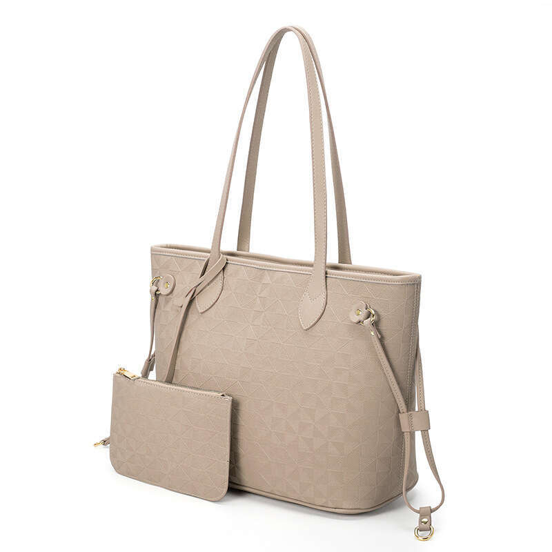 Lacel Urwebin Tote Mother-Daughter Set for Women Fashionable Capacity Two-Piece Handbag Emed Commuter Shoulder Bags Underarm Large Bag