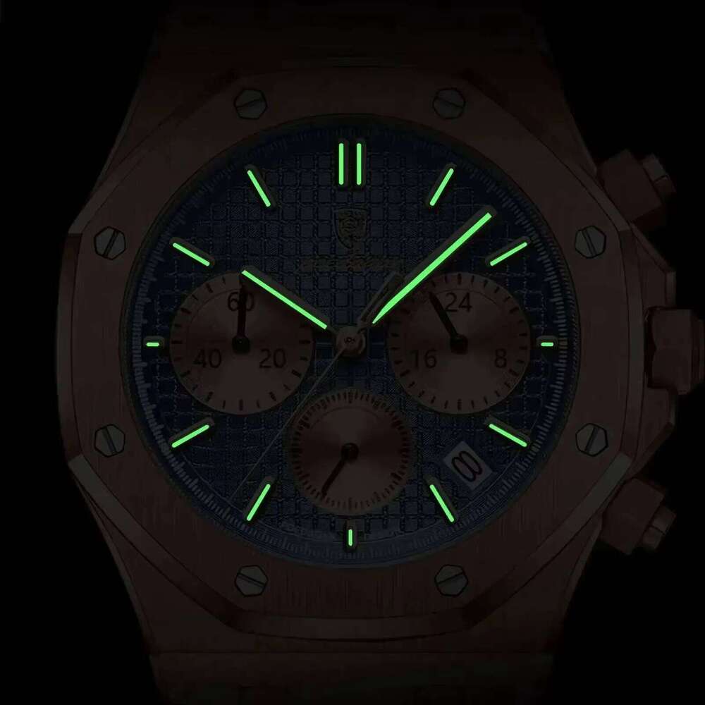 DHwatches Multifunction Men's Watch - Waterproof 50M Chronograph Luminous Quartz Wristwatch with Date & Tachymeter (Model 926)