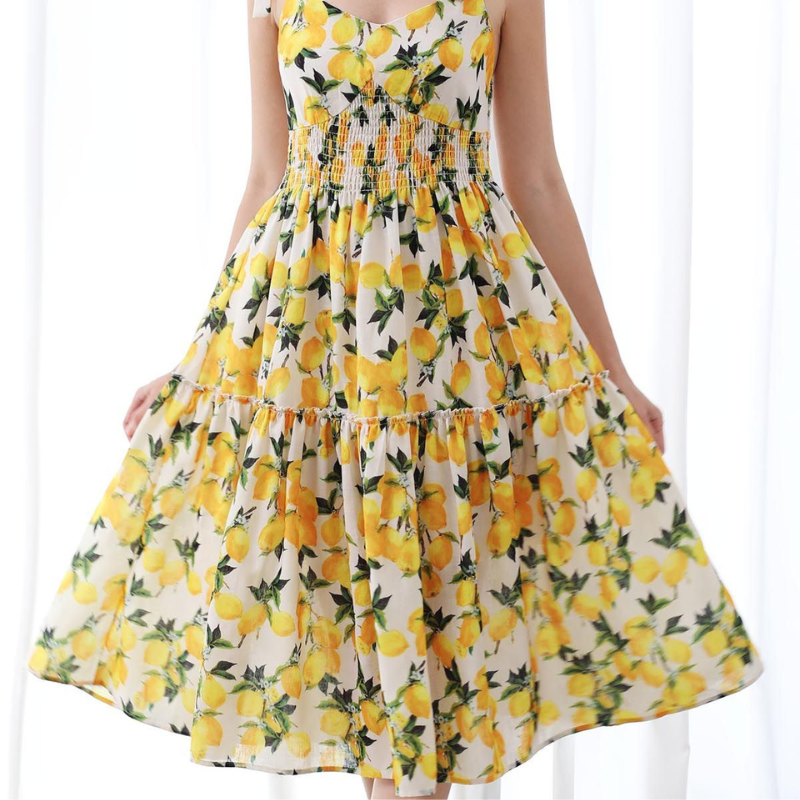 Versatile Comfort Print Dress for Casual Leisure Wear