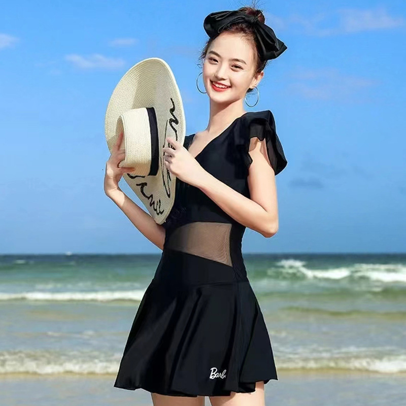 2025 New women's dress, new women's swimsuit, fairy style one-piece swimsuit, summer fashion swimsuit dress, new designer dress