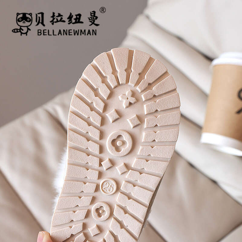 Girls' Sequin Princess Snow 2023 Winter New Thickened Warm Cotton Shoes Children's Short Boots for Older Kids