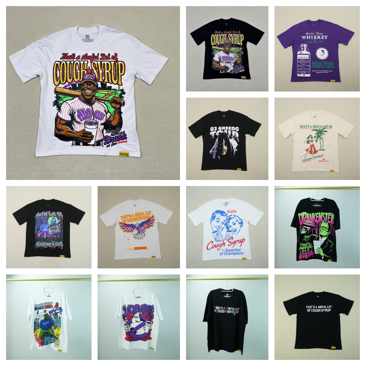 thats a awful lot of caugh syrup shirt High Street Thirt Sleeved High Quality shirts hoodie Designer Shirts Hoodie mens shorts shirts