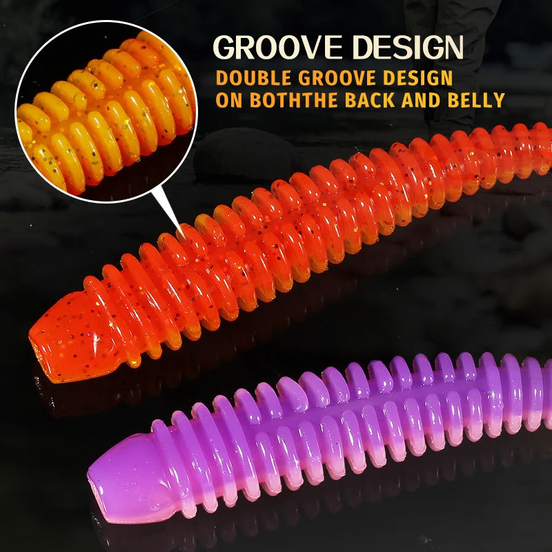 Supercontinent Impact Ring Shad Fishing Lure Soft 6m 80mm 97mm Plastics Baits Swimbait Jigging Artificial 250708