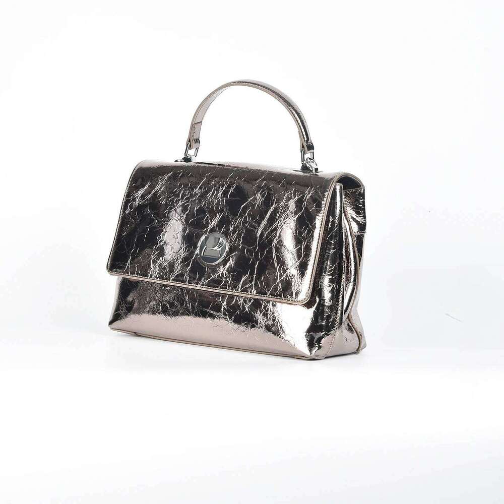 MENDY Genuine Leather Wrinkled Wax Shoulder Sier Large Tote Crossbody Handbag For Women Work Commute Hand Bag Ladies Lux