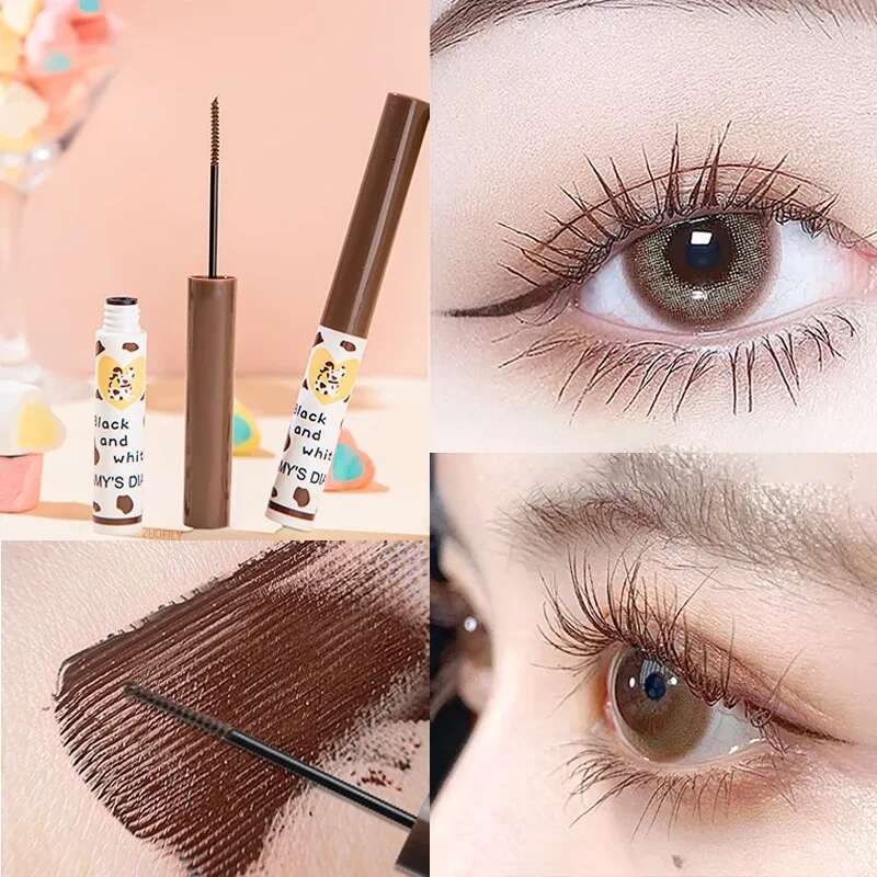 New Suitable For Beginners Waterproof Thick Long-lasting Natural Curling Mascara Eyelashes Ultra-fine Not Blooming Makeup X250715