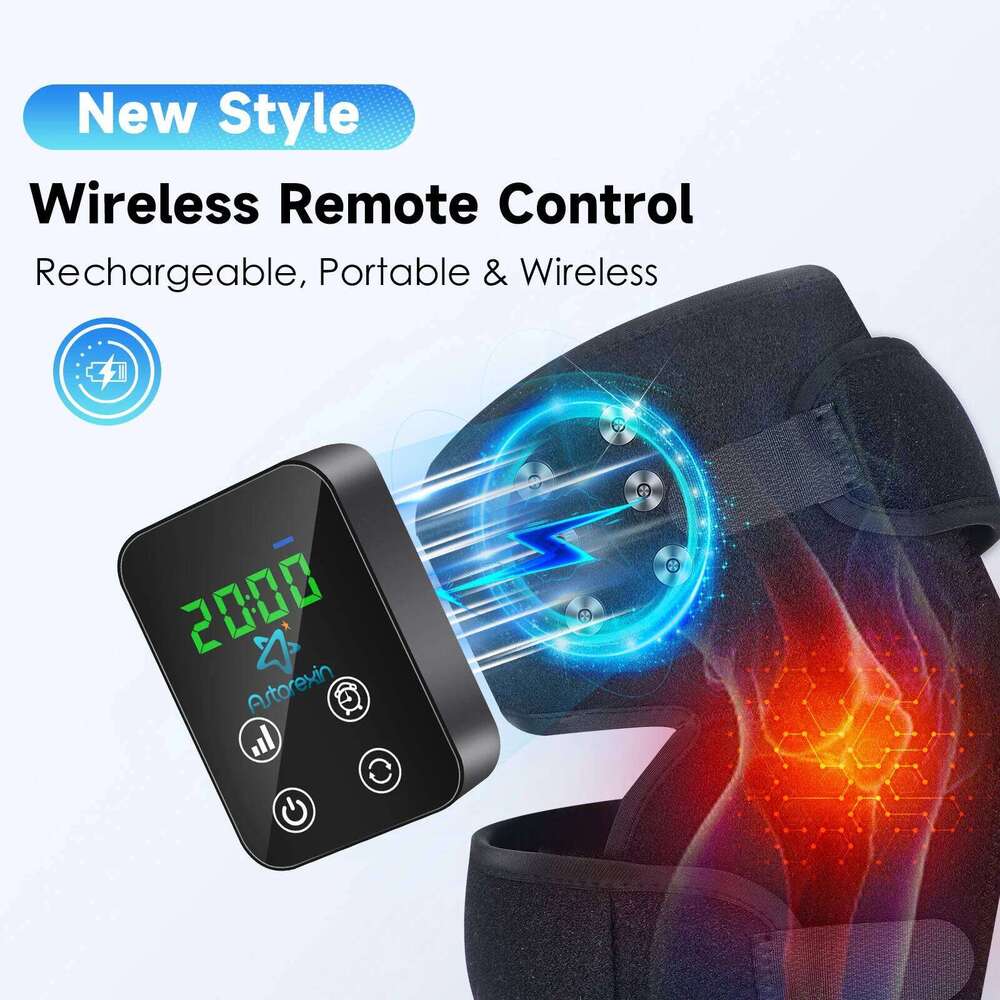 Red Light Therapy Electric Heating Pad Massage Leg Blood Circulation Joint Warming Elbow Support Knee Pain Relief