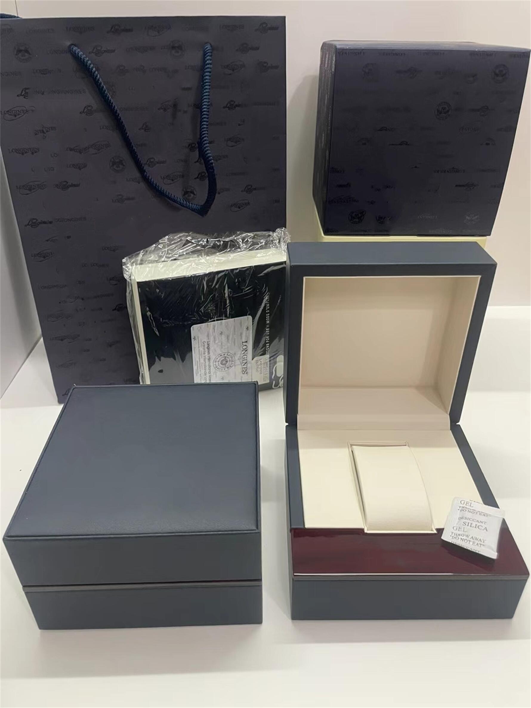 Top Quality Boxes LONGINEity watch Original Box Accessories wholesale montre Watches Booklet Card Tags and Papers In English Swiss Watches Boxes Many are the box #246