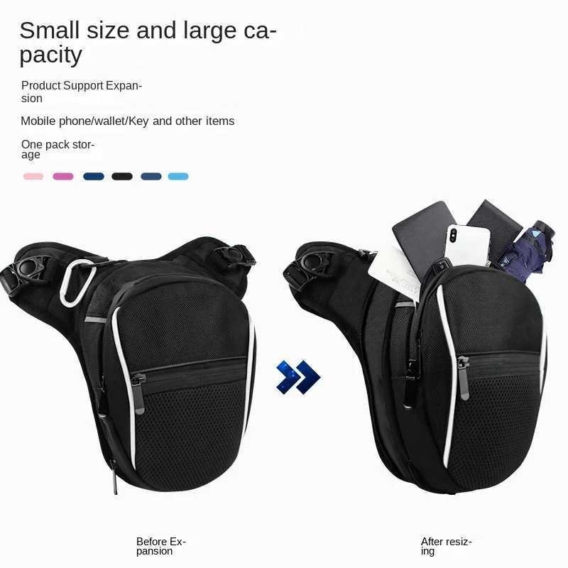 motorcycle waist bag with reflective belt side bag knight bag travel bag outdoors bag