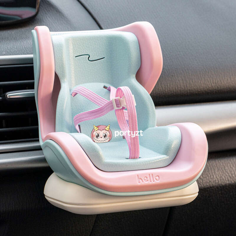 Hot SaleSuitable for Labubu Compatible Safety Seat Aromatherapy Air Conditioner Vent Cute Car Hanging Ornament ljh715