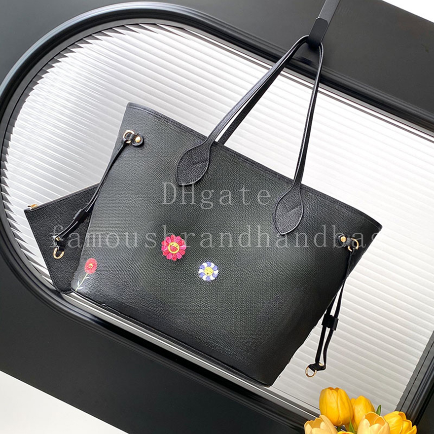 Calfskin Leather Tote Bag Women Shopping Bag Luxury Composite Bag With Box LN07B2