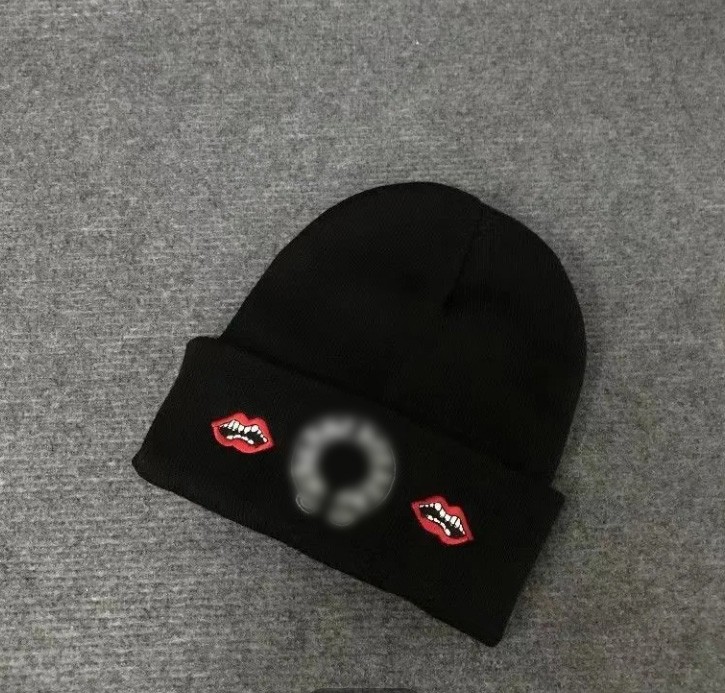 Chrome Beanie Winter Warm Heartslys Beanie Women's Designer Pullover Cold Men's Outdoor Heartlys Beanie Hat Luxury Fashion Classic Trend Designer C43