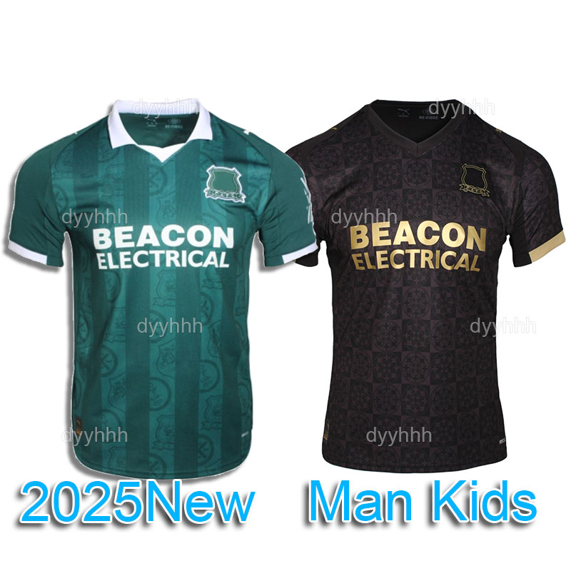 2025 2026 Plymouth Soccer Jerseys 25 26 ALHAJJ WHITTAKER RANDELL EDWARDS CISSOKO BUNDU ALHAJJ Home Away player version Men kids kits Football Shirt